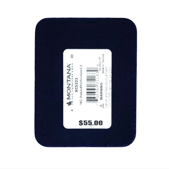 Montana Silversmiths Poised Perfection Cubic Zirconia Necklace New! - Picture 6 of 7